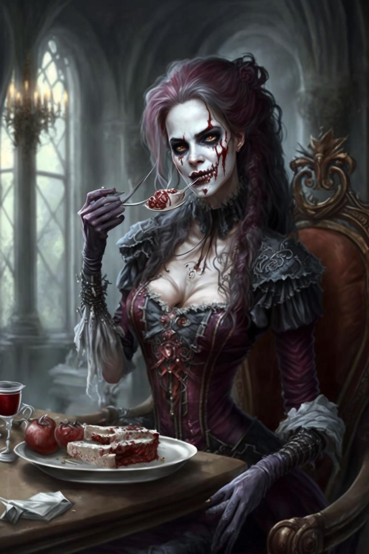 Evil fatal beauty poisons lunch