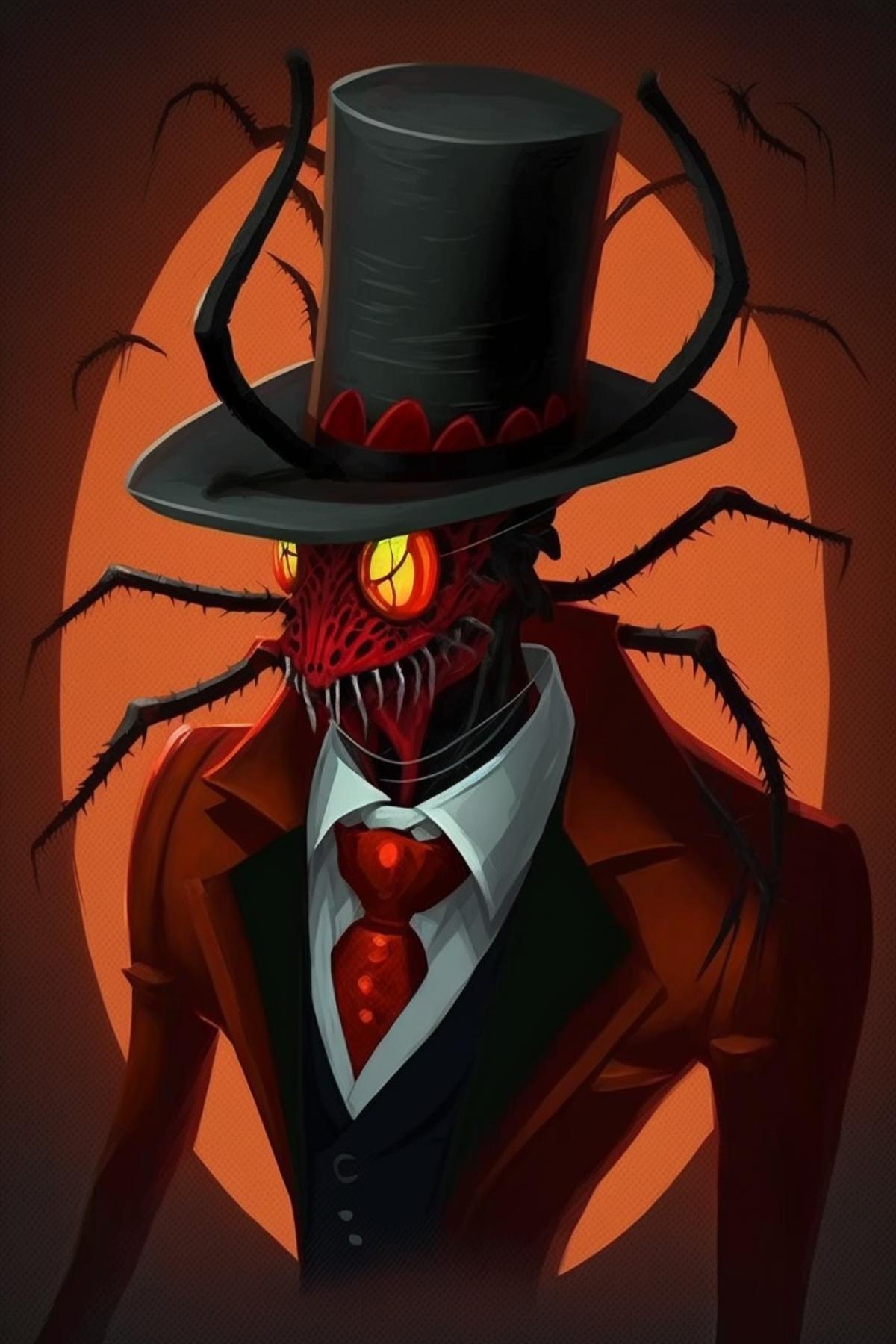 Terrible sinister villain 🕷🎩
