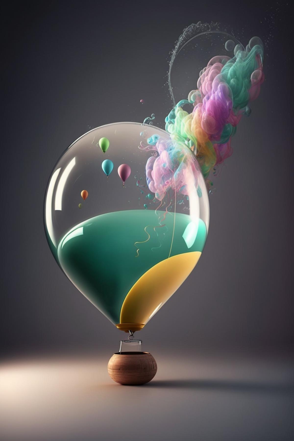 Balloon in a vacuum