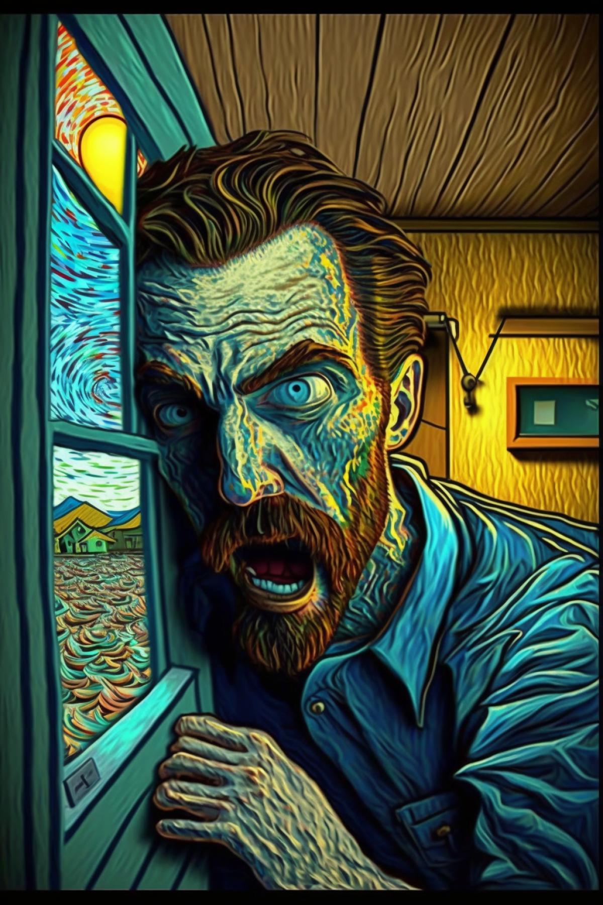 Hallucinations in the style of Van Gogh