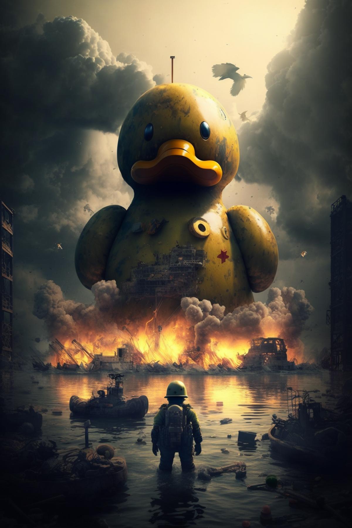 Giant rubber duck apocalypse