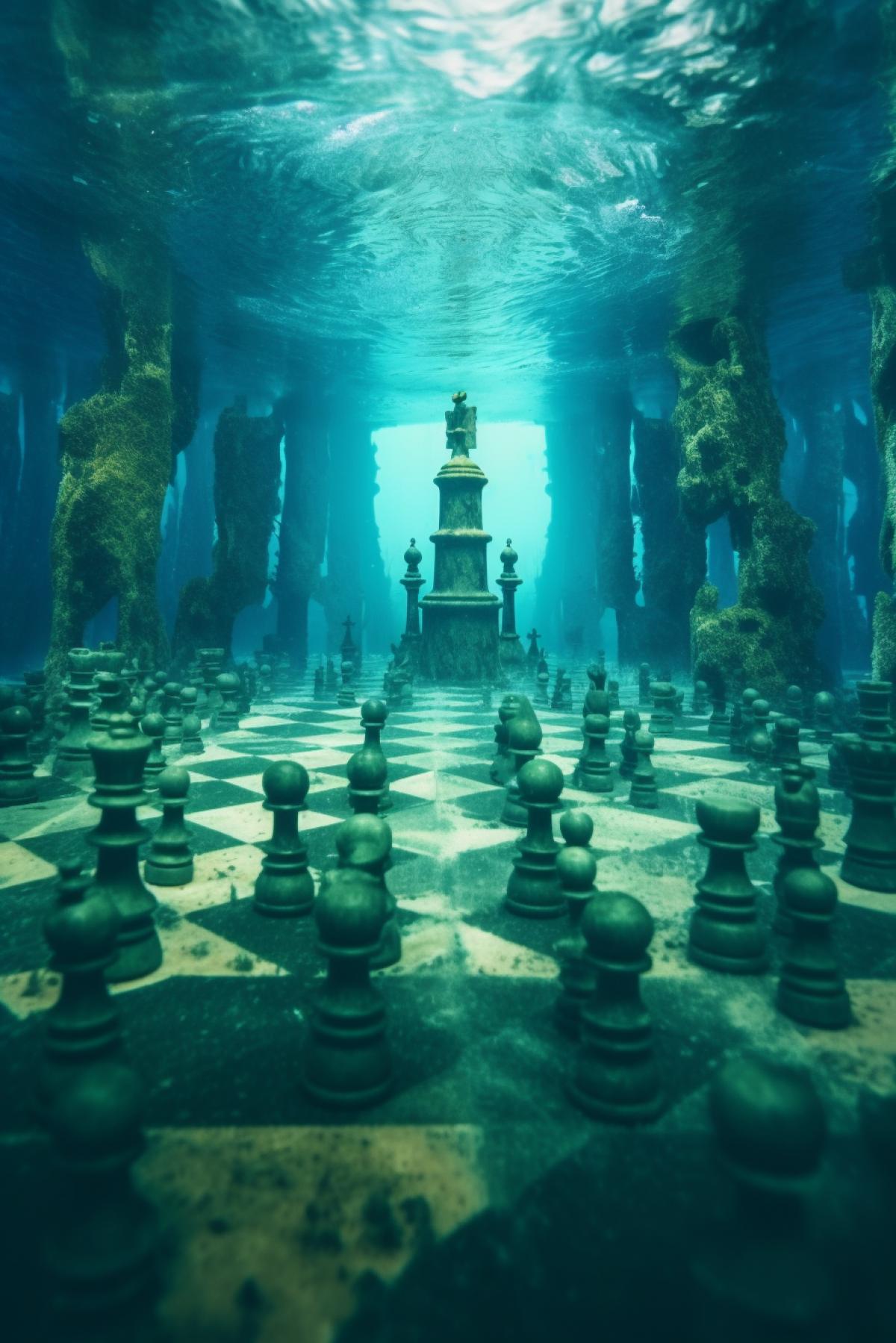 Chess under water