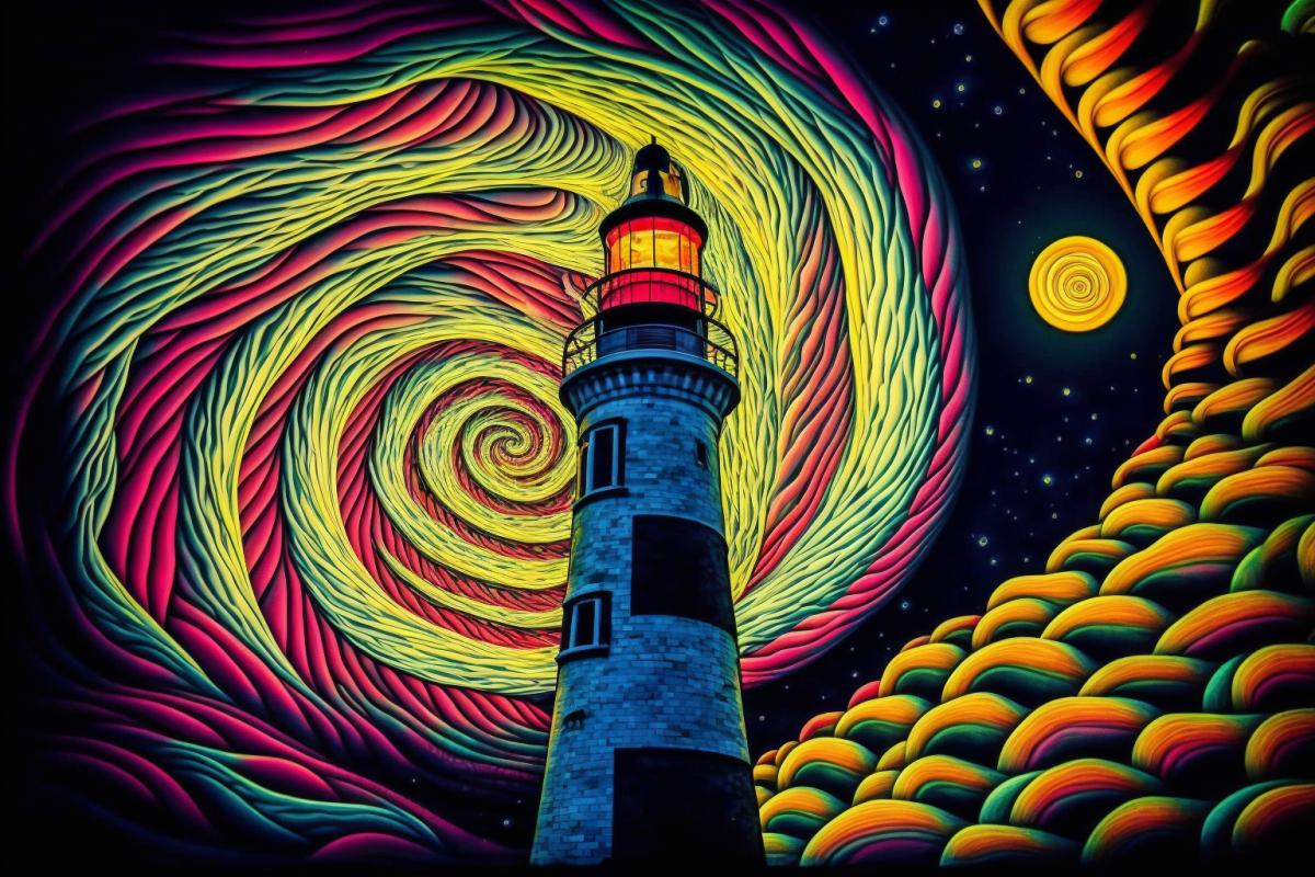 Hallucinations, lighthouse corn