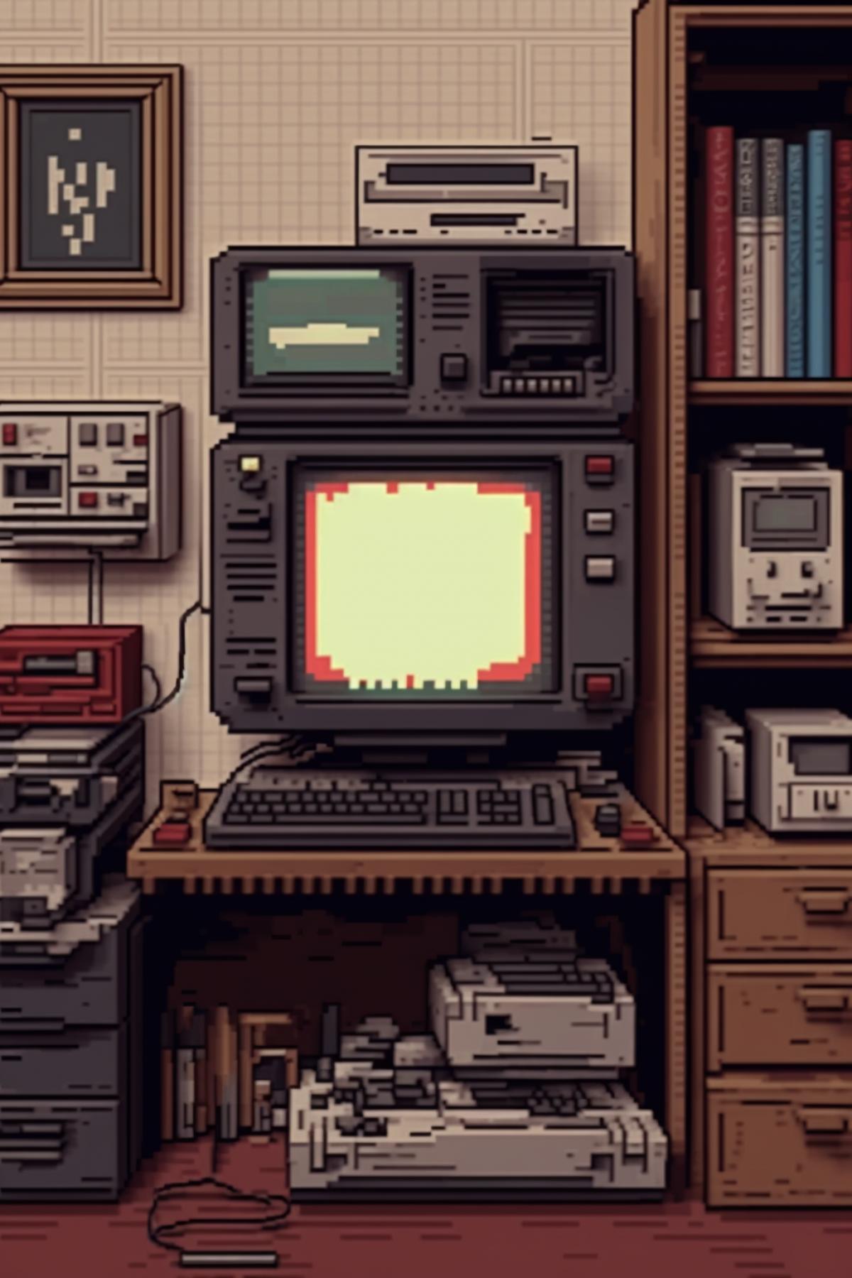 👨🏻‍🔬✨🤔 pixel art
