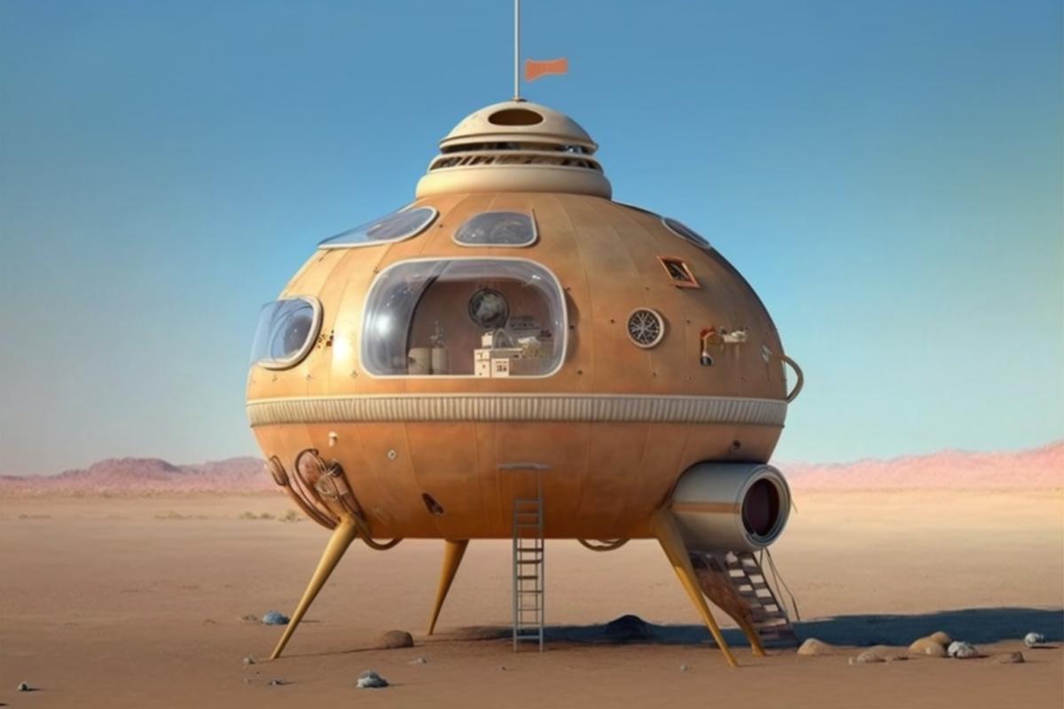 What would a primitive mans spacecraft look like?