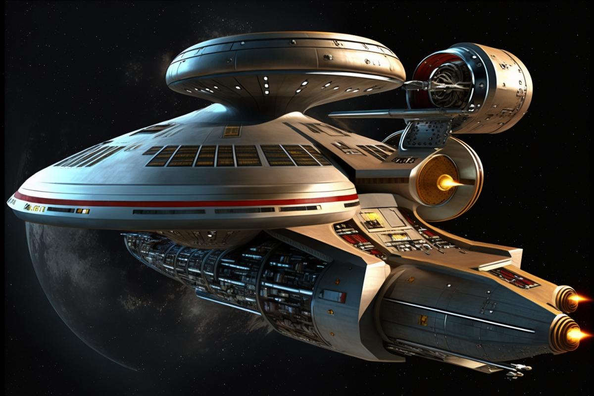 Spaceship from Star Trek universe