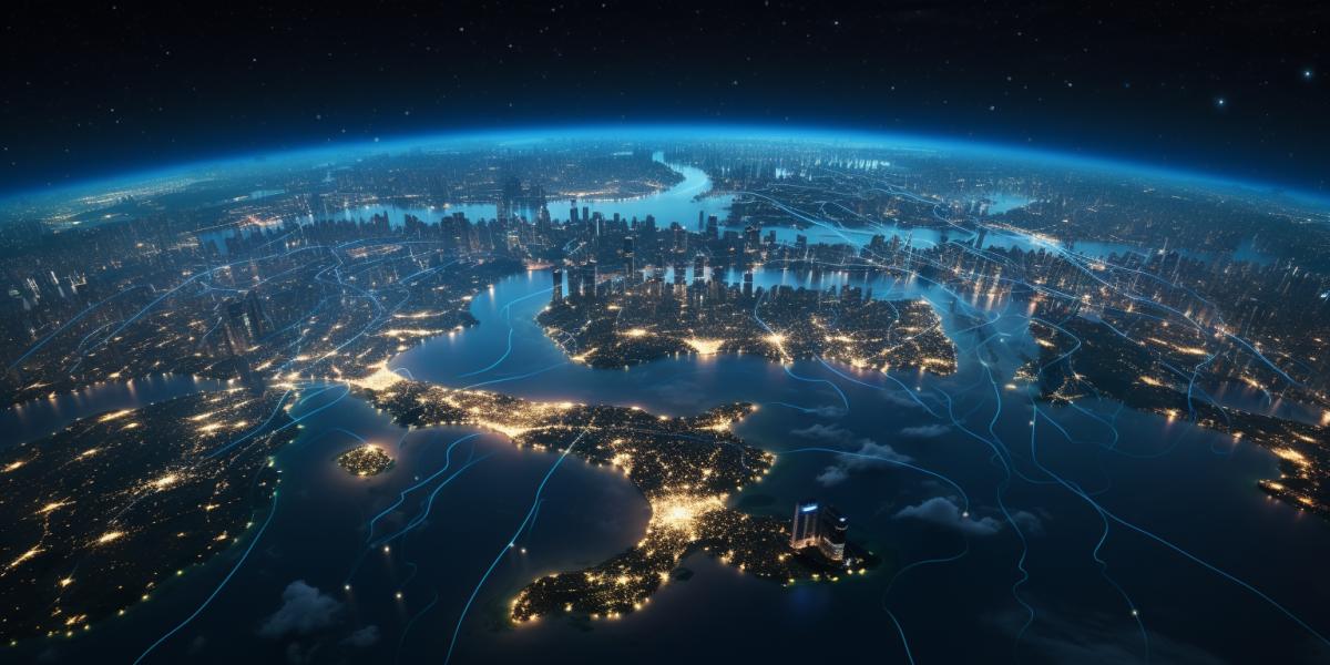 view of the earth at night with all the stars and galaxies, both Indonesia and Singapore are visible with all the city lights. And then zooming in to Singapore city. very detailed and realistic photography